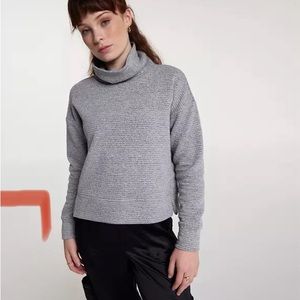 CALIA Women's Lunar Jacquard Funnel Neck Small NWT